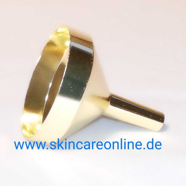 Parfümtrichter (Metall) goldfarben