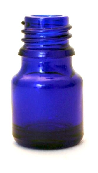 Blauglasflasche (o. Verschluss) 5 ml