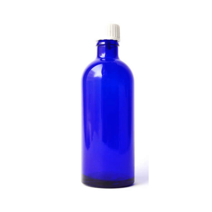 Blauglasflasche 100 ml mit Tropfverschluß