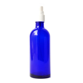 Blauglasflasche 100 ml mit Zerstäuber